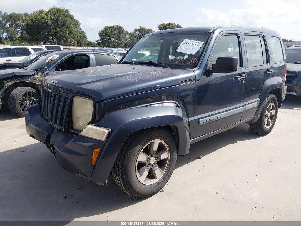 1J8GP28K48W152960 2008 JEEP LIBERTY photo no. 2