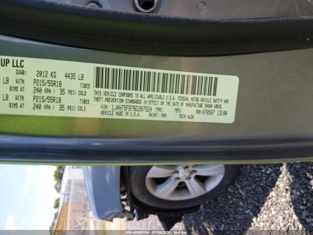 1J4NT5FB7BD287524 2011 JEEP COMPASS photo no. 9