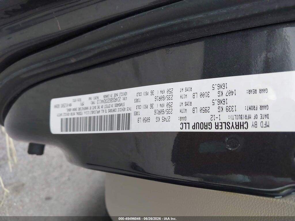 2C4RDGBG2CR244113 2012 DODGE GRAND CARAVAN photo no. 9