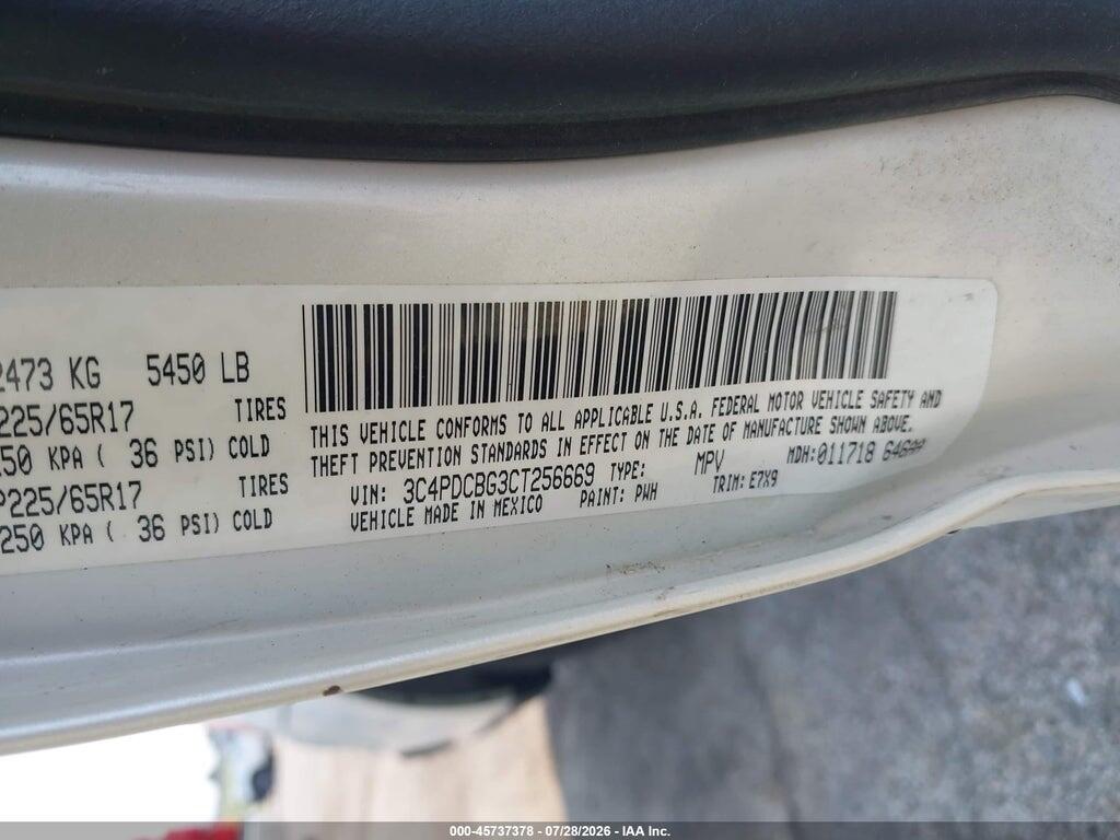 3C4PDCBG3CT256669 2012 DODGE JOURNEY photo no. 9