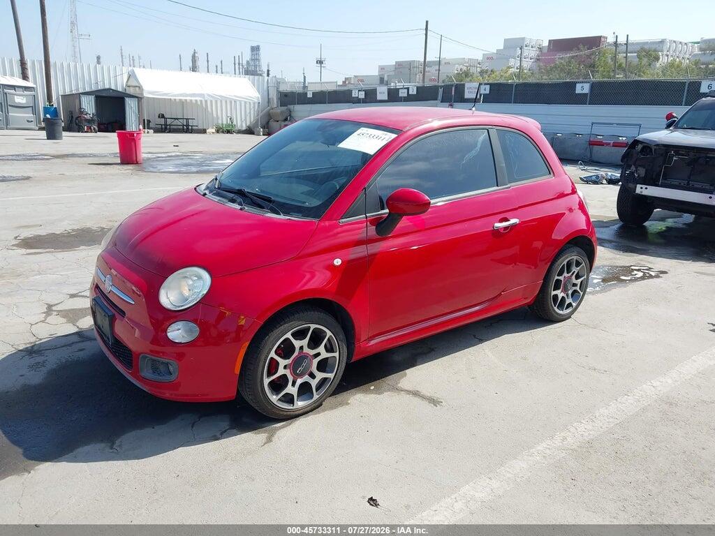 3C3CFFBR7CT303802 2012 FIAT 500 photo no. 2