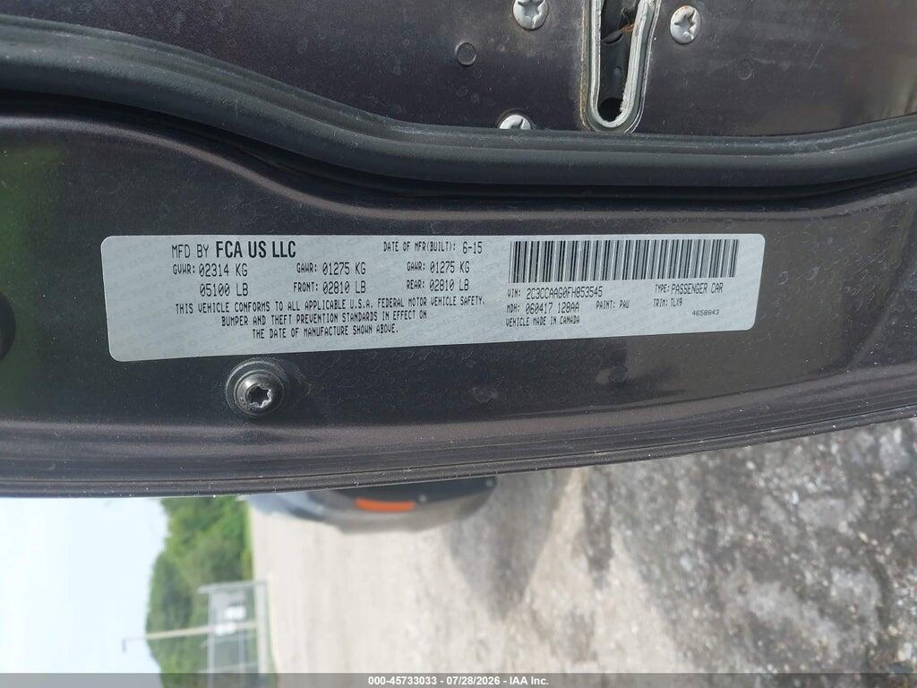 2C3CCAAG0FH853545 2015 CHRYSLER 300 photo no. 9
