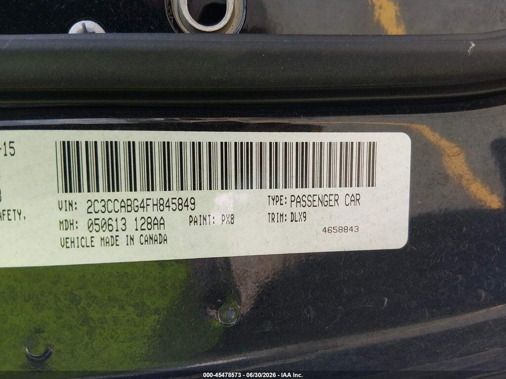 2C3CCABG4FH845849 2015 CHRYSLER 300 photo no. 9