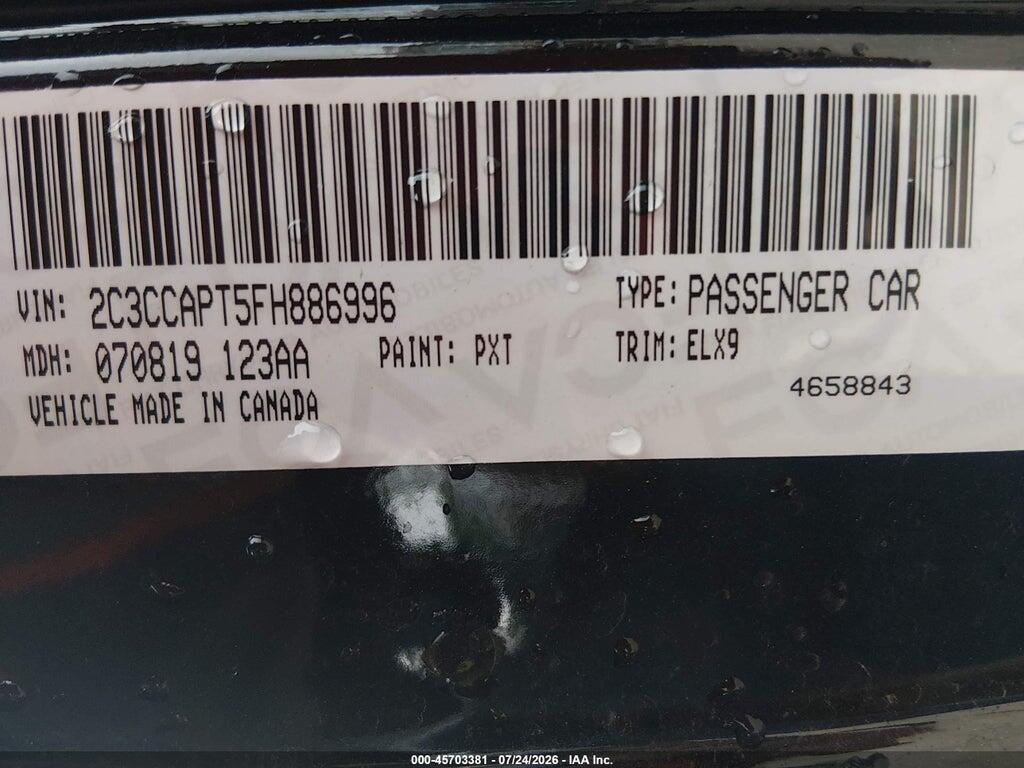 2C3CCAPT5FH886996 2015 CHRYSLER 300C photo no. 9