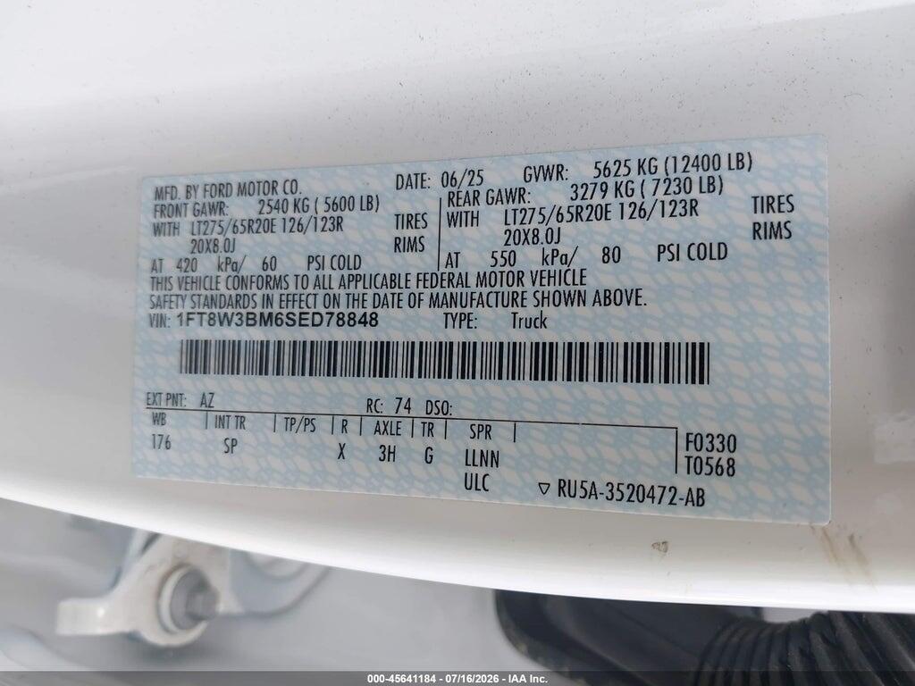1FT8W3BM6SED78848 2025 FORD F-350 photo no. 8