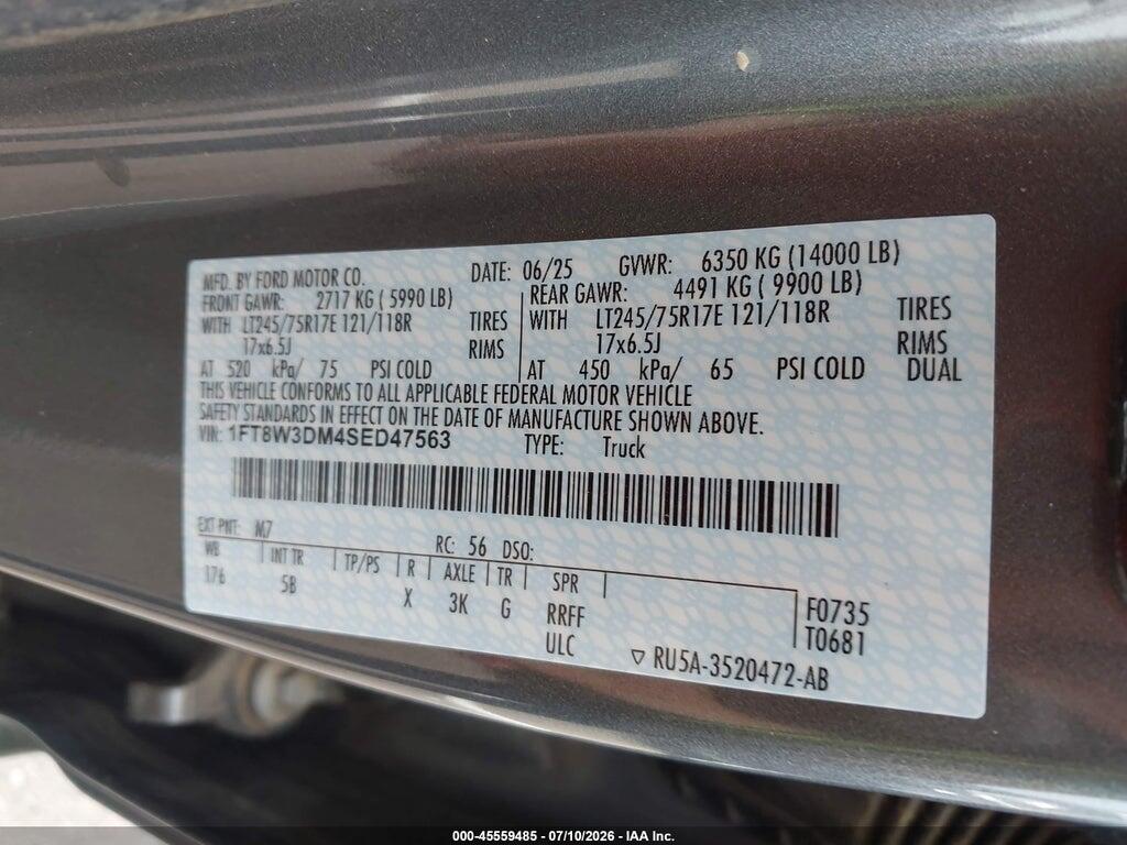 1FT8W3DM4SED47563 2025 FORD F-350 photo no. 8