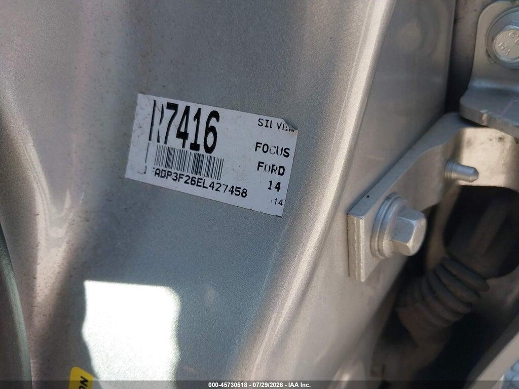 1FADP3F26EL427458 2014 FORD FOCUS photo no. 9
