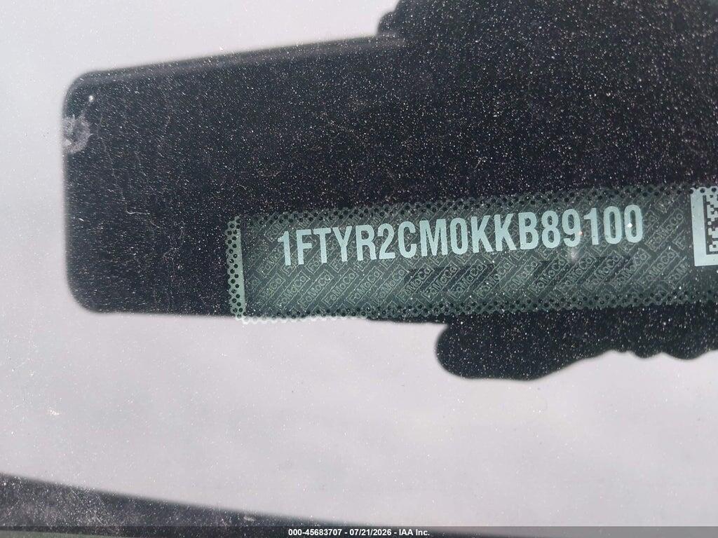 1FTYR2CM0KKB89100 2019 FORD TRANSIT-250 photo no. 9
