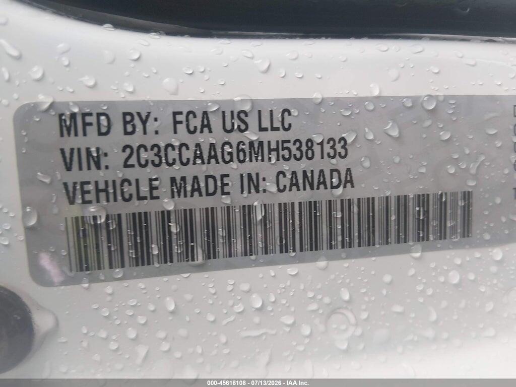 2C3CCAAG6MH538133 2021 CHRYSLER 300 photo no. 9