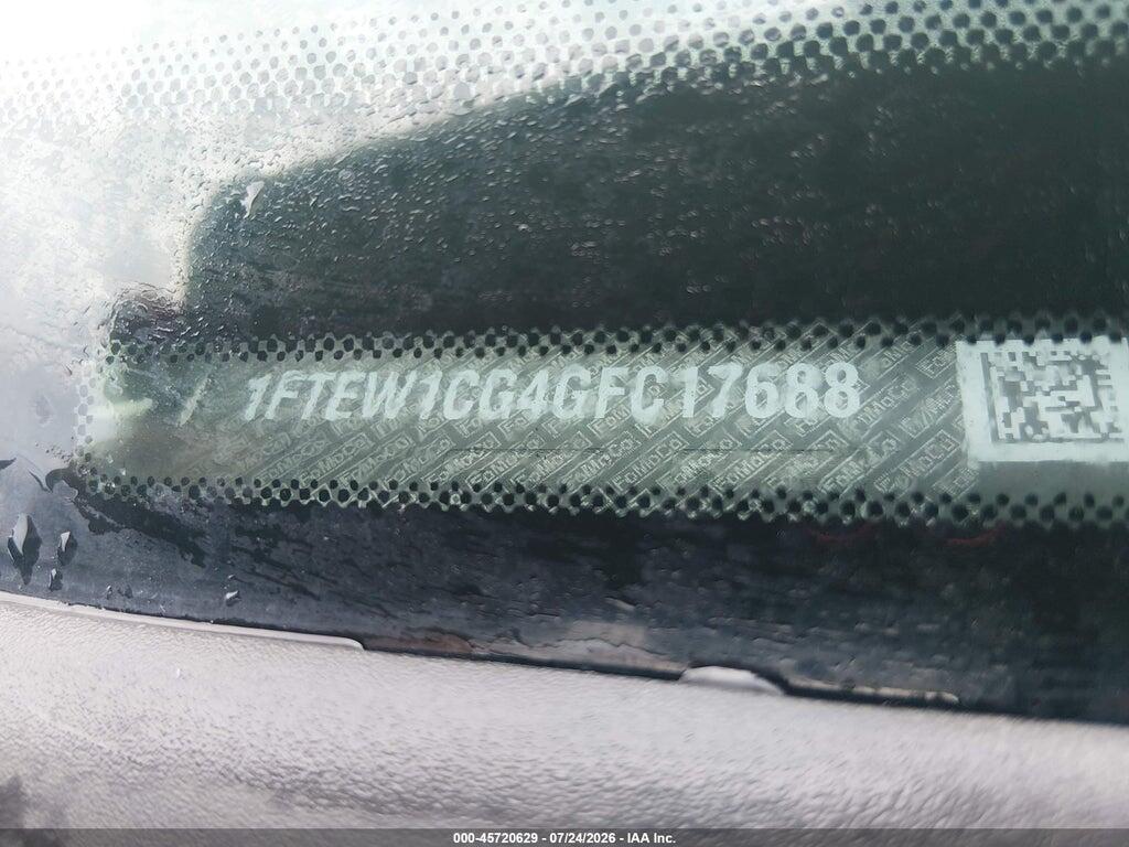 1FTEW1CG4GFC17688 2016 FORD F-150 photo no. 9