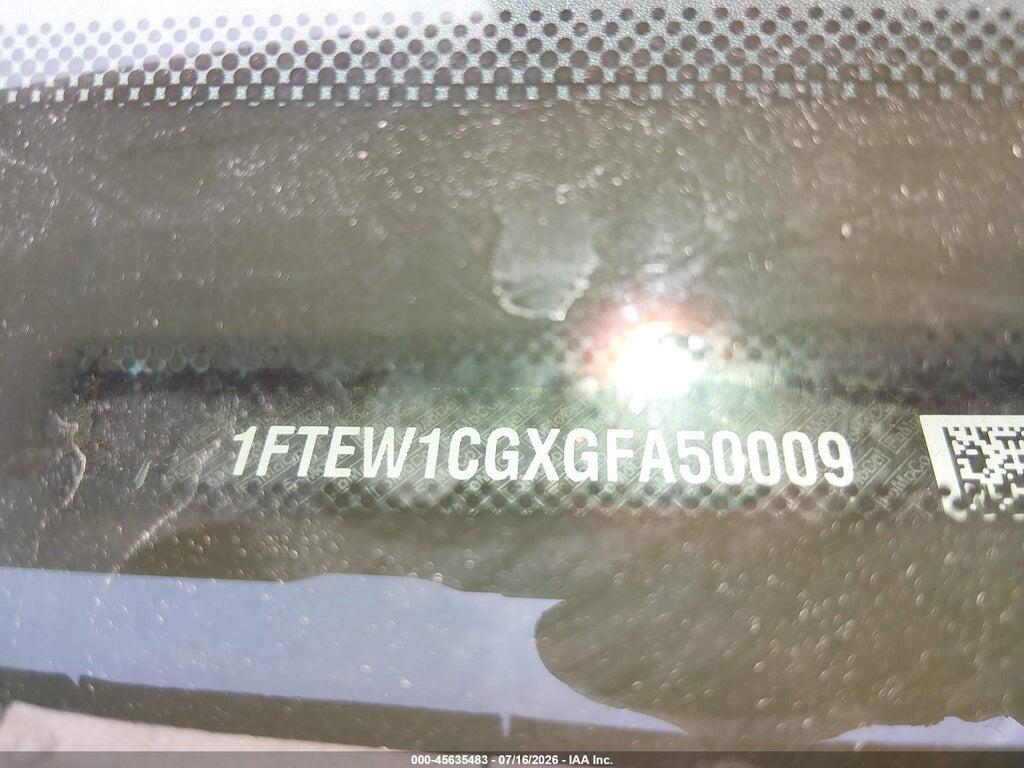 1FTEW1CGXGFA50009 2016 FORD F-150 photo no. 9