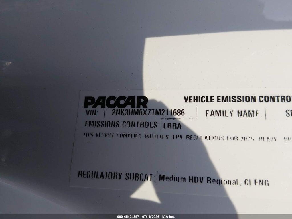 2NK3HM6X7TM211686 2026 KENWORTH T280 photo no. 8