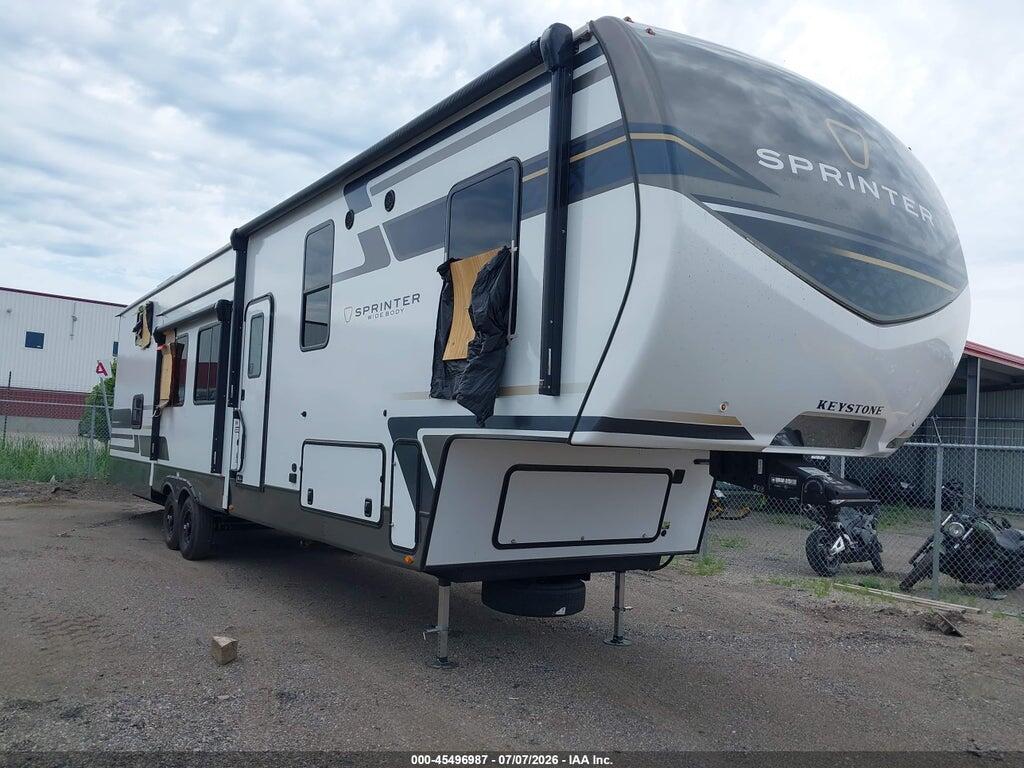 4YDFSTU25T4530508 2026 KEYSTONE RV SPRINTER 3920DSL 5TH WHL TRAVEL TRAILER photo no. 1