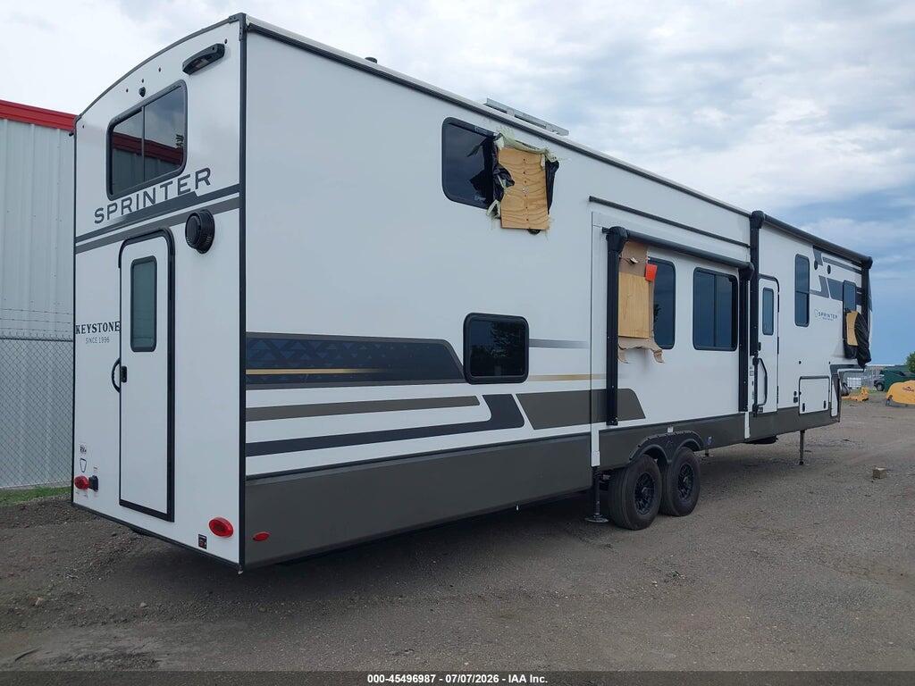 4YDFSTU25T4530508 2026 KEYSTONE RV SPRINTER 3920DSL 5TH WHL TRAVEL TRAILER photo no. 4