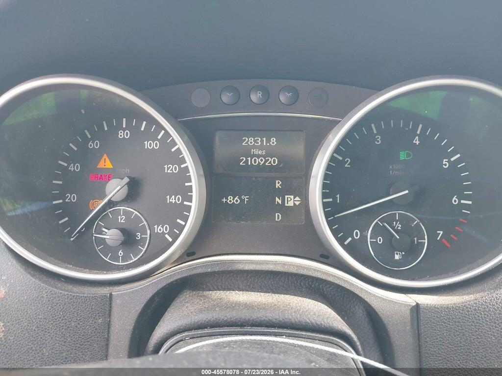 4JGBB8GB1AA595733 2010 MERCEDES-BENZ ML 350 photo no. 7