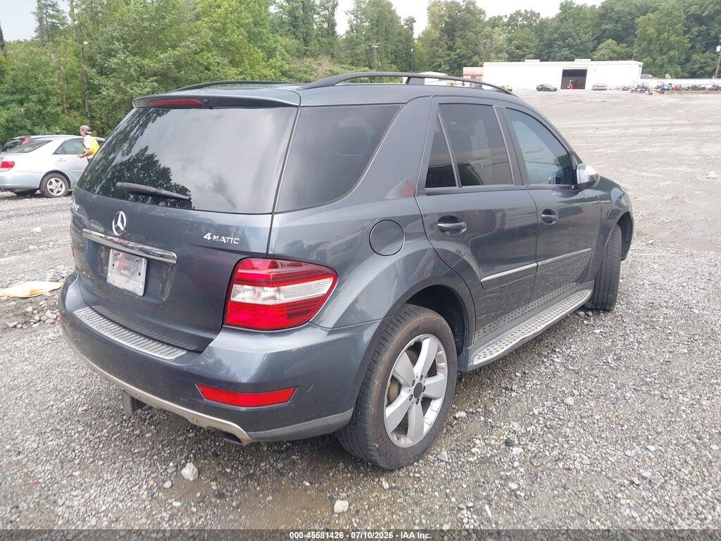 4JGBB8GB6AA603048 2010 MERCEDES-BENZ ML 350 photo no. 4