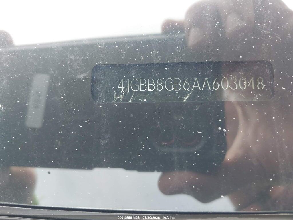 4JGBB8GB6AA603048 2010 MERCEDES-BENZ ML 350 photo no. 9