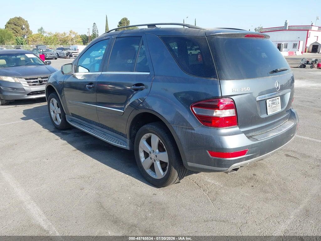 4JGBB5GB4AA579461 2010 MERCEDES-BENZ ML 350 photo no. 3
