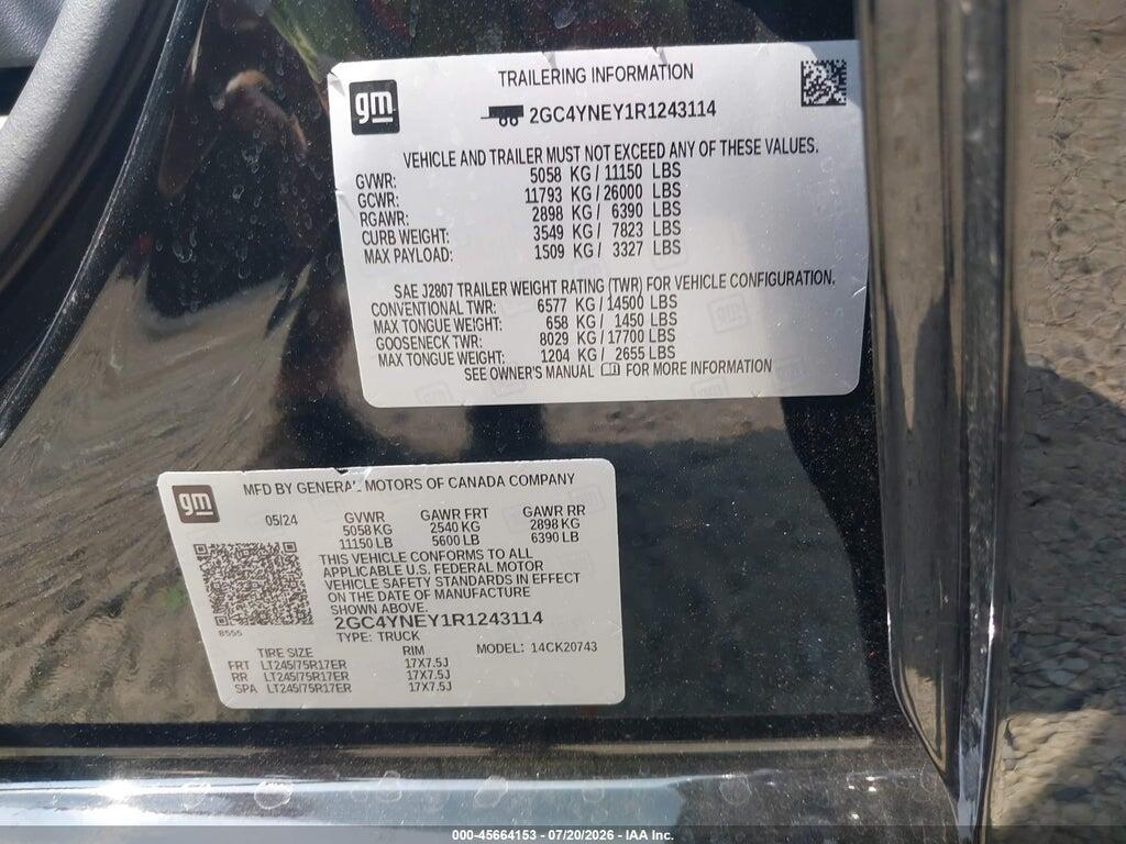 2GC4YNEY1R1243114 2024 CHEVROLET SILVERADO 2500HD photo no. 8