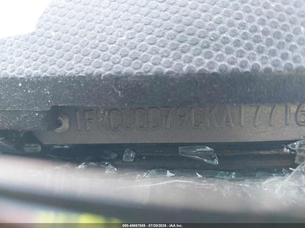 1FMCU0D79CKA17716 2012 FORD ESCAPE photo no. 9