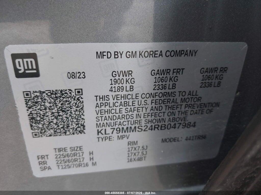 KL79MMS24RB047984 2024 CHEVROLET TRAILBLAZER photo no. 9