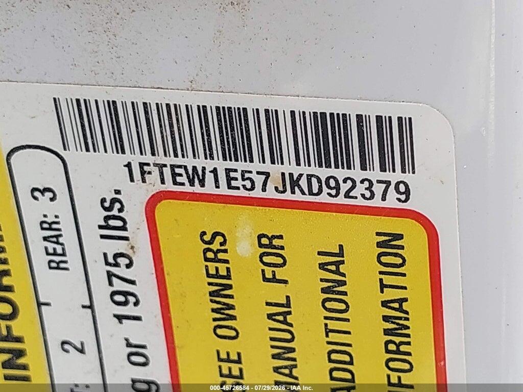 1FTEW1E57JKD92379 2018 FORD F-150 photo no. 9