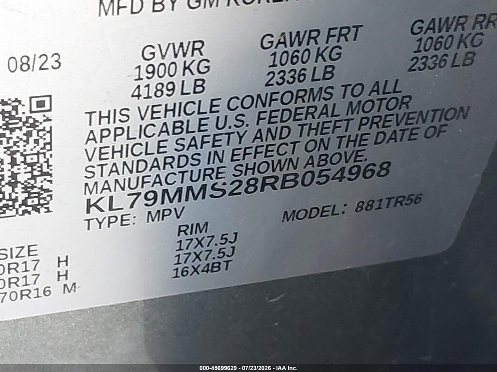KL79MMS28RB054968 2024 CHEVROLET TRAILBLAZER photo no. 9