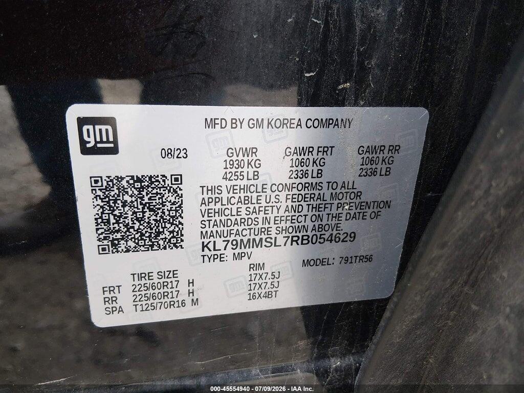 KL79MMSL7RB054629 2024 CHEVROLET TRAILBLAZER photo no. 9