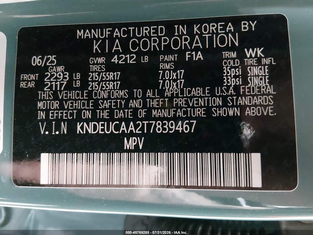KNDEUCAA2T7839467 2026 KIA SELTOS photo no. 9