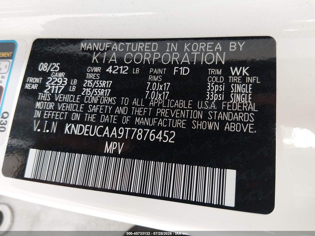 KNDEUCAA9T7876452 2026 KIA SELTOS photo no. 9