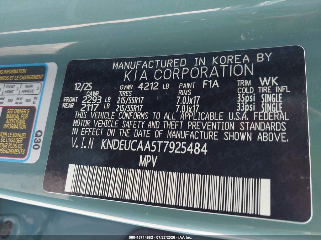KNDEUCAA5T7925484 2026 KIA SELTOS photo no. 9