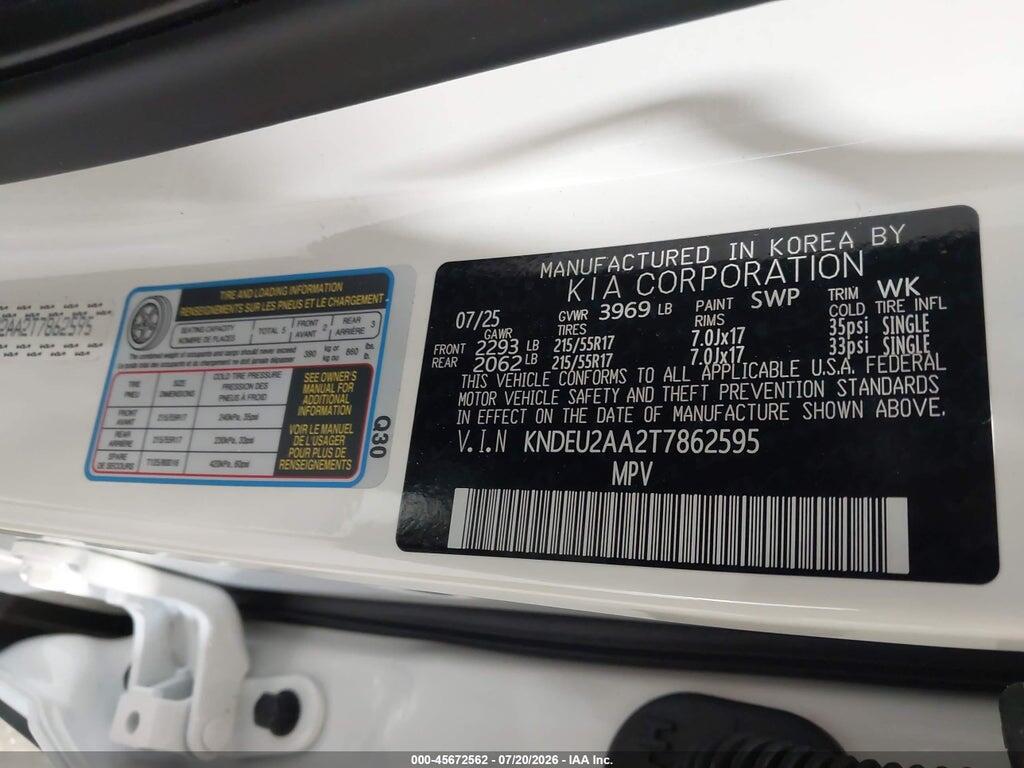 KNDEU2AA2T7862595 2026 KIA SELTOS photo no. 9