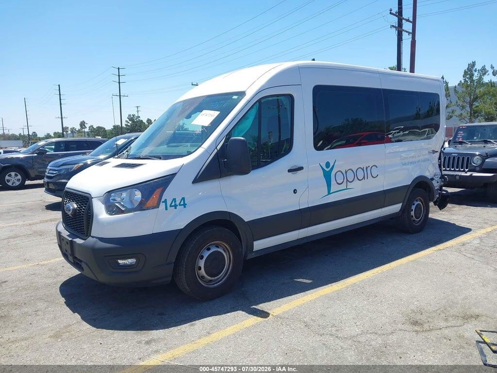 1FBAX2C84PKB89638 2023 FORD TRANSIT-350 PASSENGER VAN photo no. 2