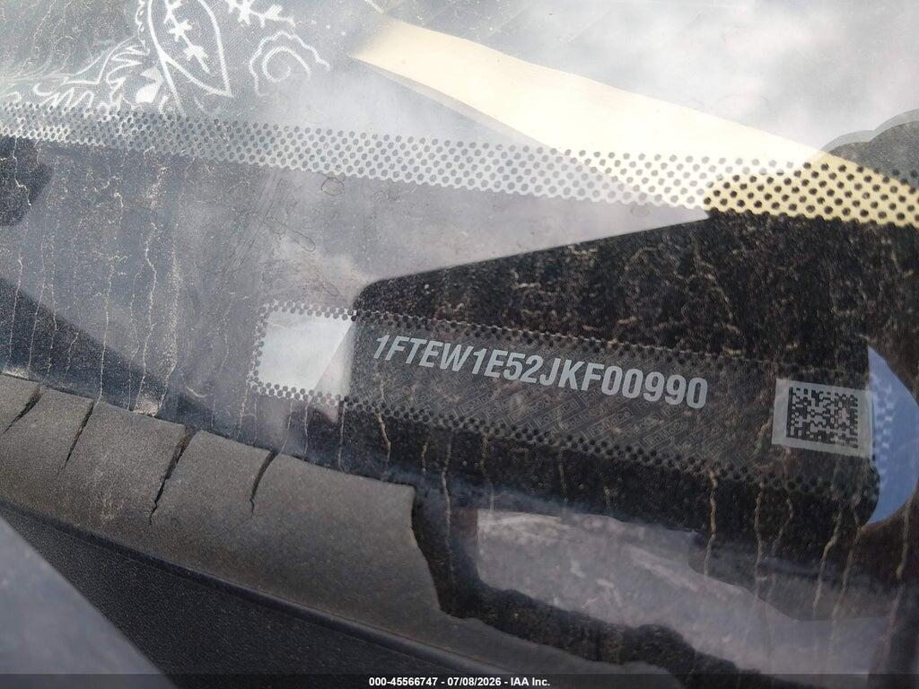 1FTEW1E52JKF00990 2018 FORD F-150 photo no. 9