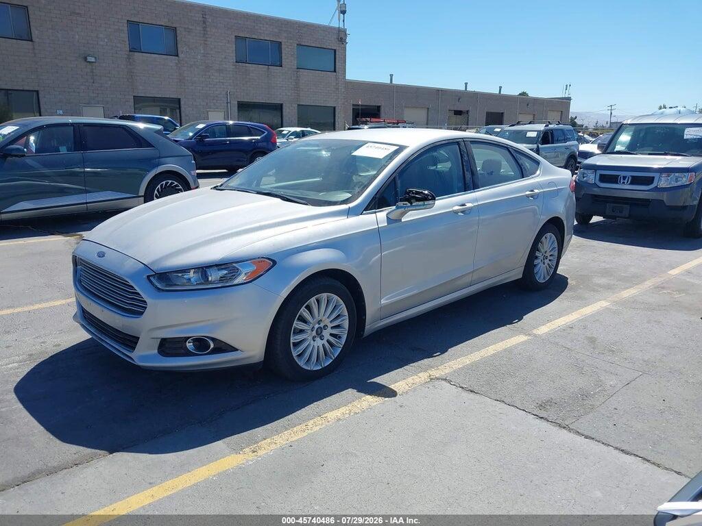 3FA6P0LU6ER357622 2014 FORD FUSION HYBRID photo no. 2