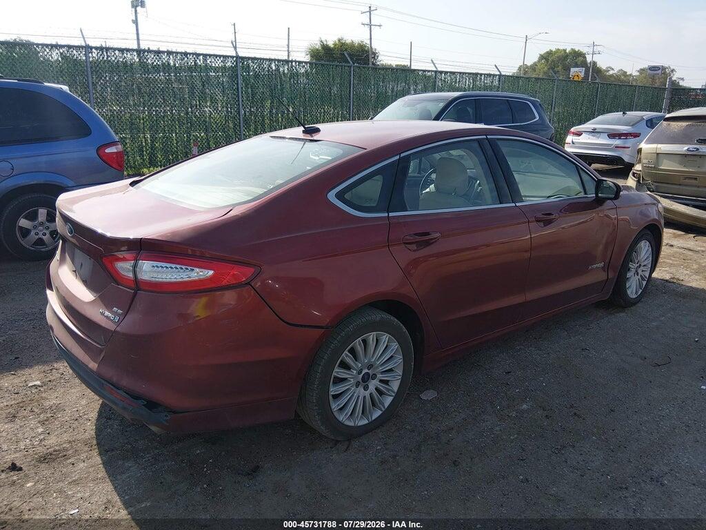3FA6P0LU7ER212038 2014 FORD FUSION HYBRID photo no. 4