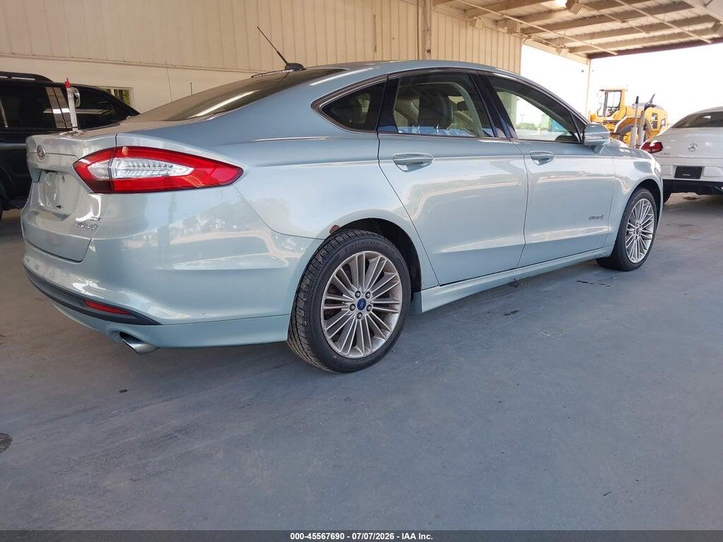 3FA6P0LU5ER172834 2014 FORD FUSION HYBRID photo no. 4