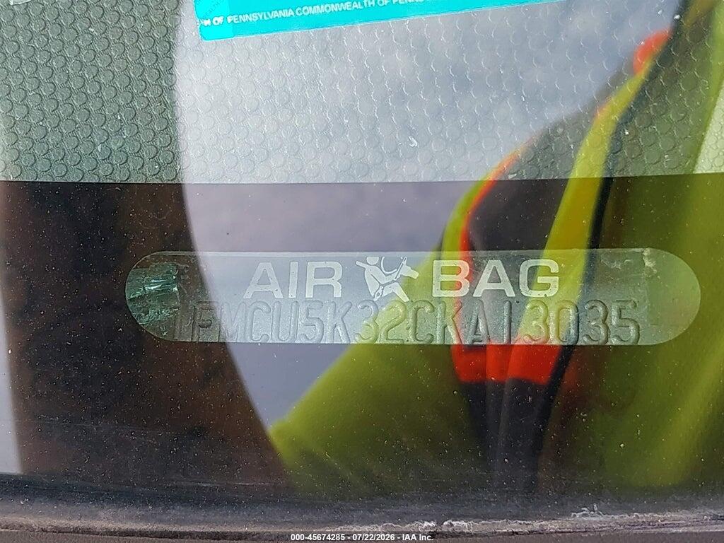 1FMCU5K32CKA13035 2012 FORD ESCAPE HYBRID photo no. 9