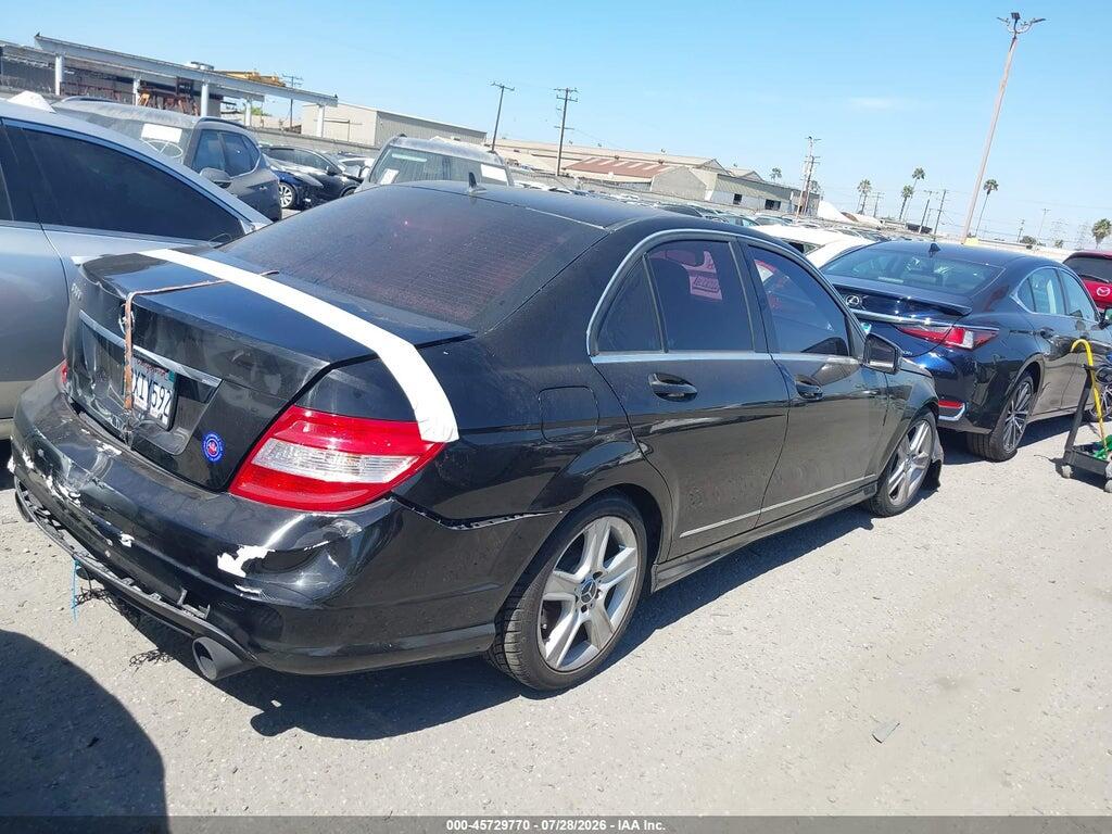 WDDGF5EB0AR109338 2010 MERCEDES-BENZ C 300 photo no. 4