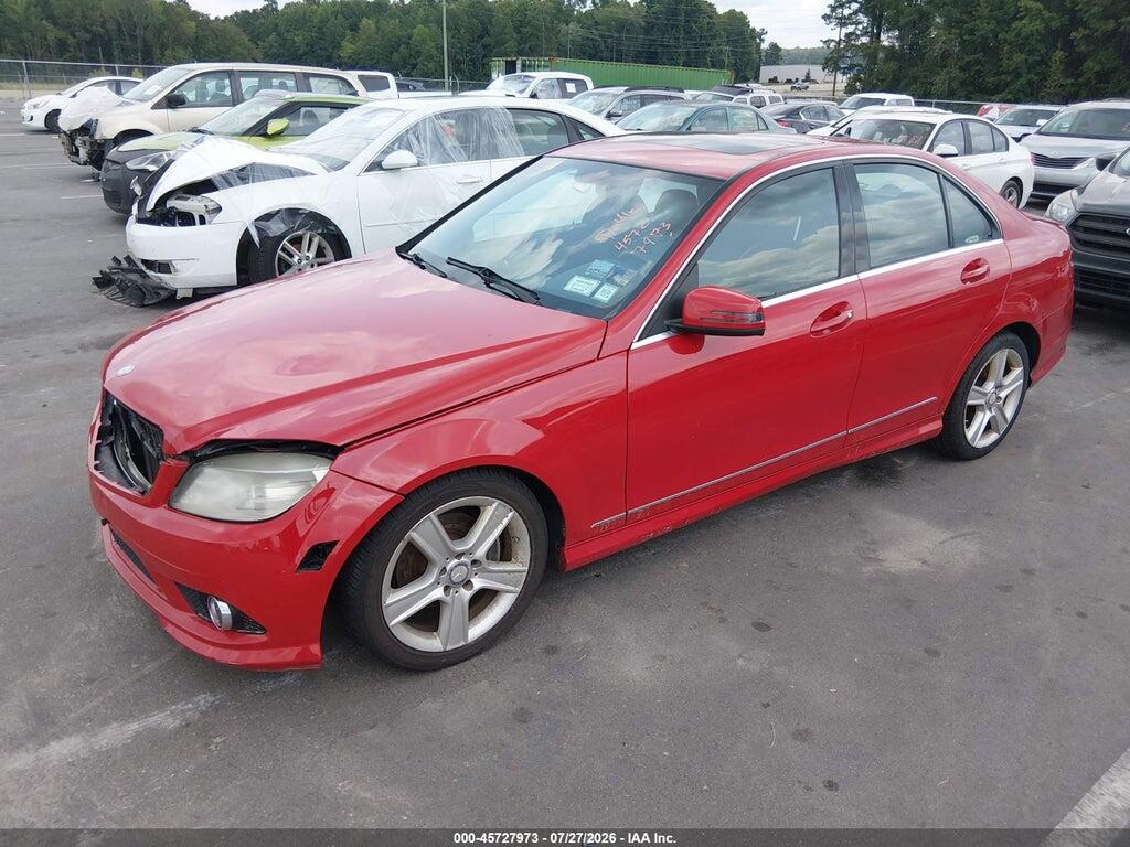 WDDGF8BBXAR088035 2010 MERCEDES-BENZ C 300 photo no. 2