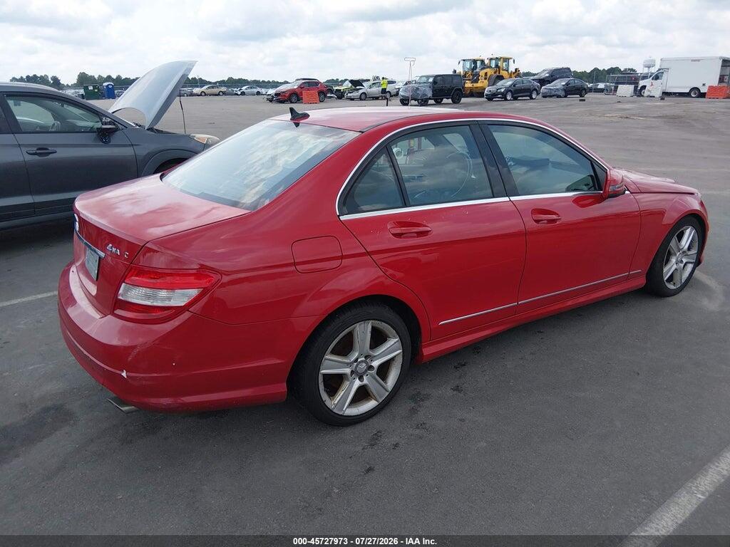 WDDGF8BBXAR088035 2010 MERCEDES-BENZ C 300 photo no. 4