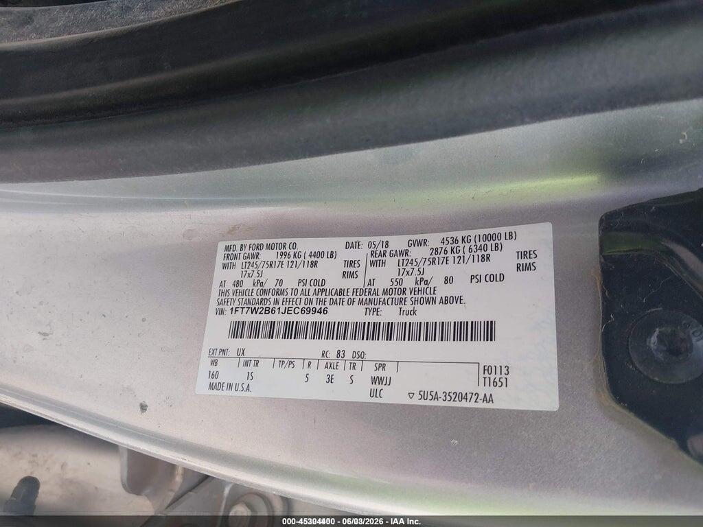 1FT7W2B61JEC69946 2018 FORD F-250 photo no. 7