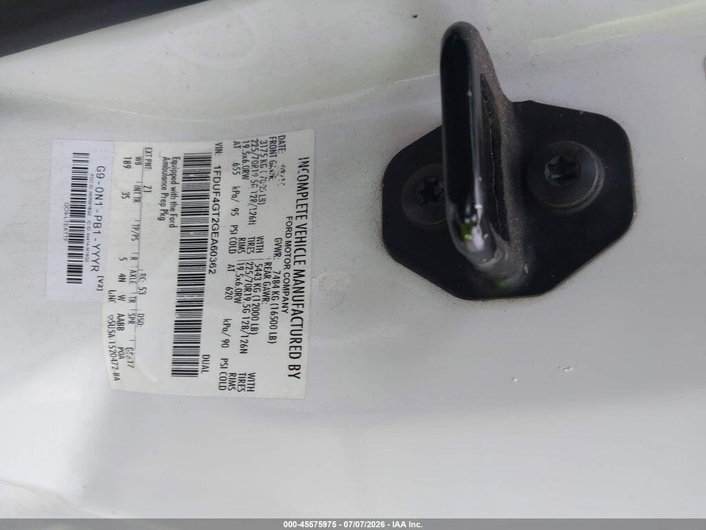 1FDUF4GT2GEA60362 2016 FORD F-450 CHASSIS photo no. 9