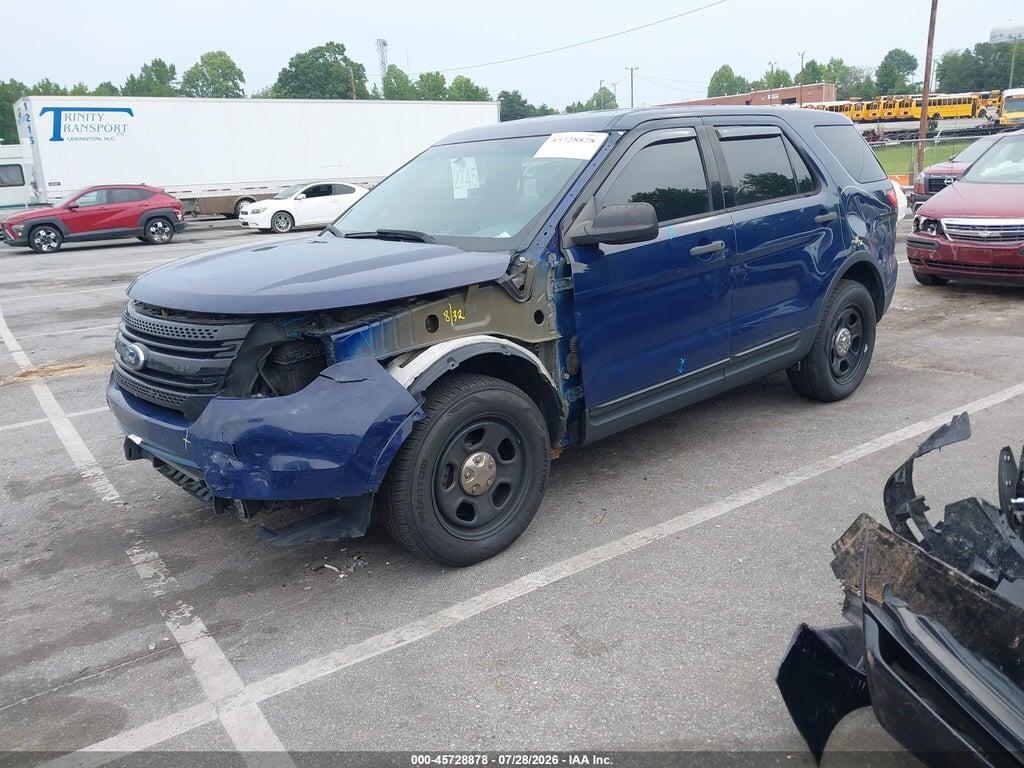 1FM5K8AR0EGB85477 2014 FORD UTILITY POLICE INTERCEPTOR photo no. 2