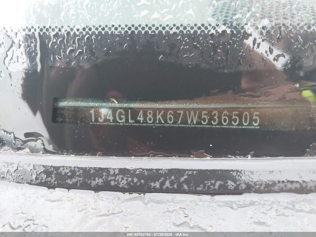 1J4GL48K67W536505 2007 JEEP LIBERTY photo no. 9