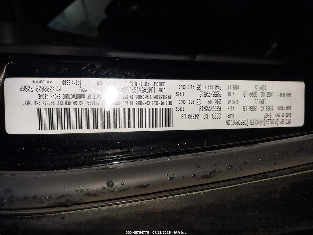 1J4FA54167L164623 2007 JEEP WRANGLER photo no. 9