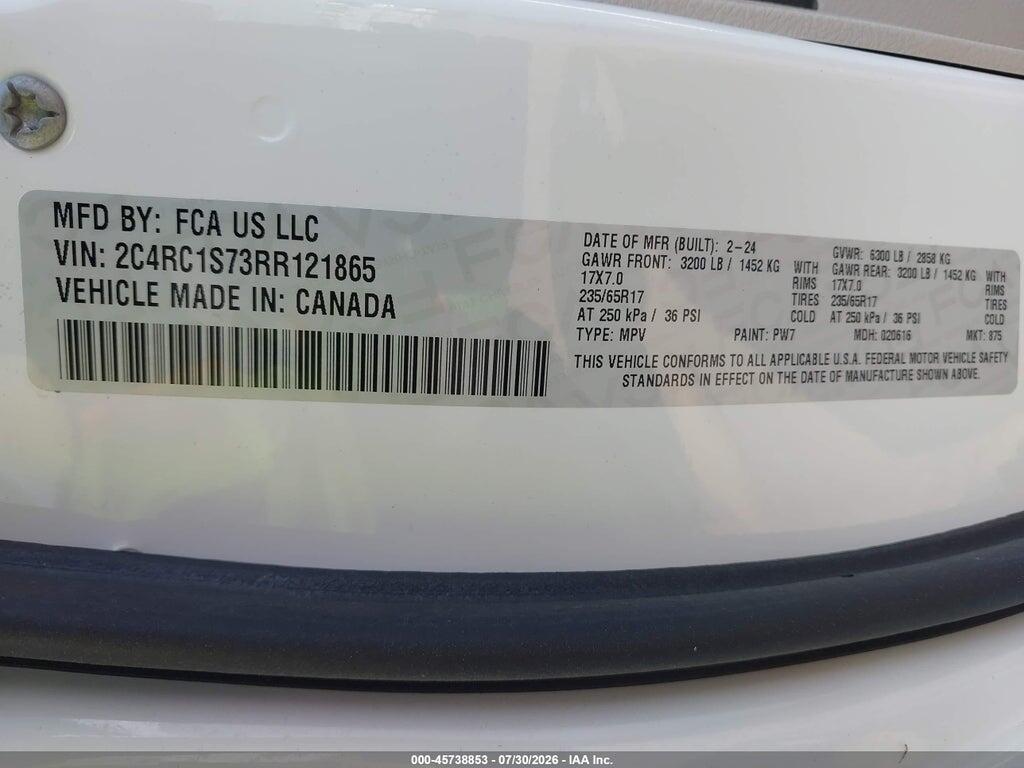 2C4RC1S73RR121865 2024 CHRYSLER PACIFICA HYBRID photo no. 9