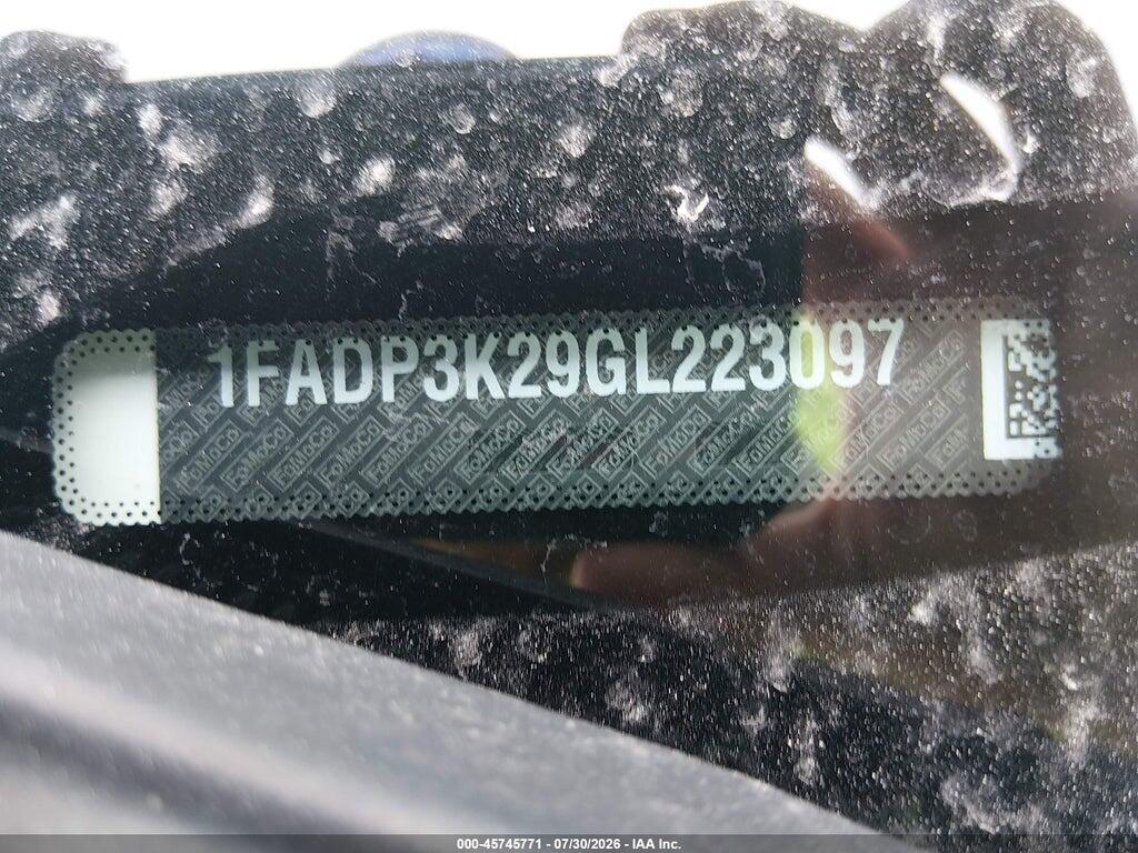 1FADP3K29GL223097 2016 FORD FOCUS photo no. 9