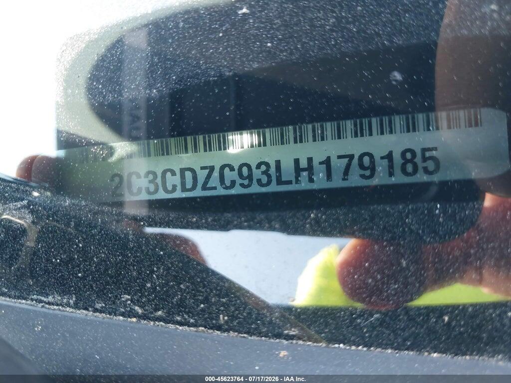 2C3CDZC93LH179185 2020 DODGE CHALLENGER photo no. 9