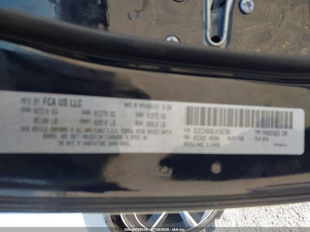 2C3CDXBG8LH162760 2020 DODGE CHARGER photo no. 9